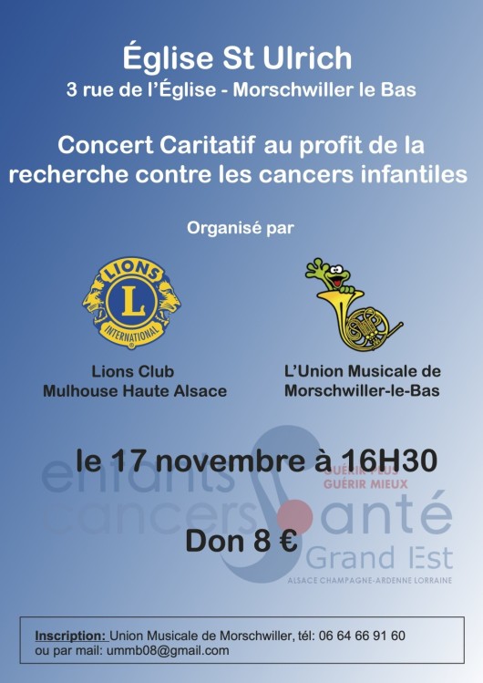 Notre concert de bienfaisance 2024